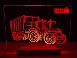 CASE IH 1455 XL mit Anhänger Mais Silageanhänger LED Schild